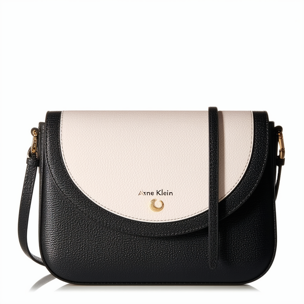 Anne Klein Crescent Moon Color-Blocked Crossbody