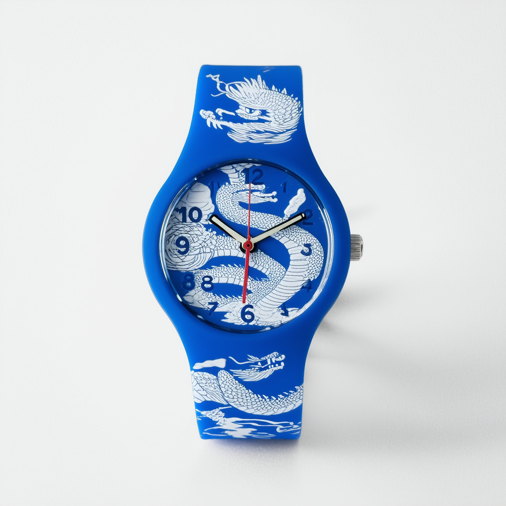 Swatch Originals The Legend of the White Snake Silicone Unisex Watch SUOZ158