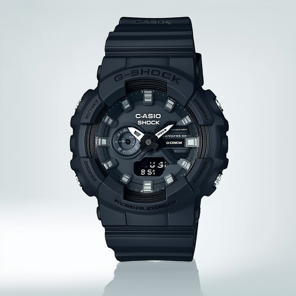 Casio G-Shock Black Dial Resin Quartz Men's Watch GA100MM-3A