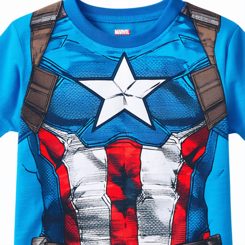 Marvel Boys' Captain America T-Shirt
