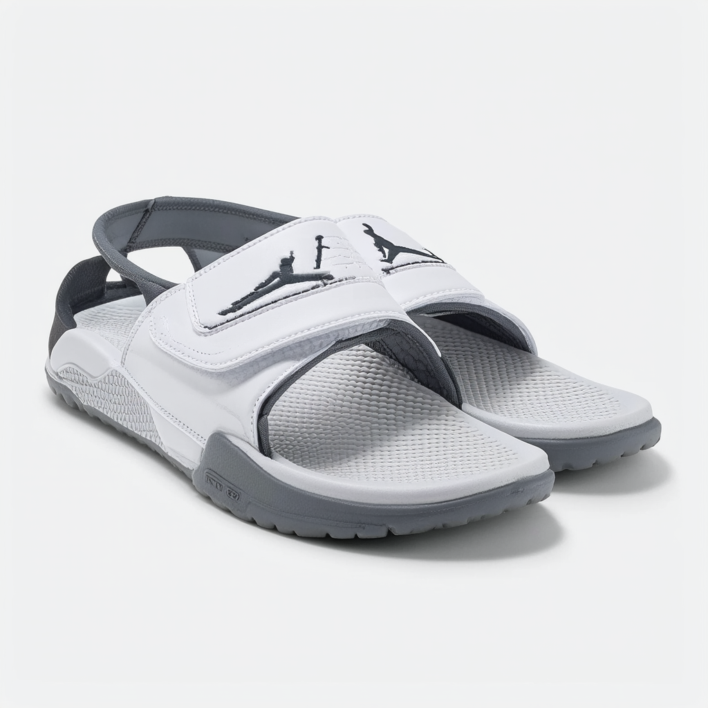 Jordan Hydro 7 Mens Slides Smoke Grey/Particle Grey/White aa2517-002 (10 M US)