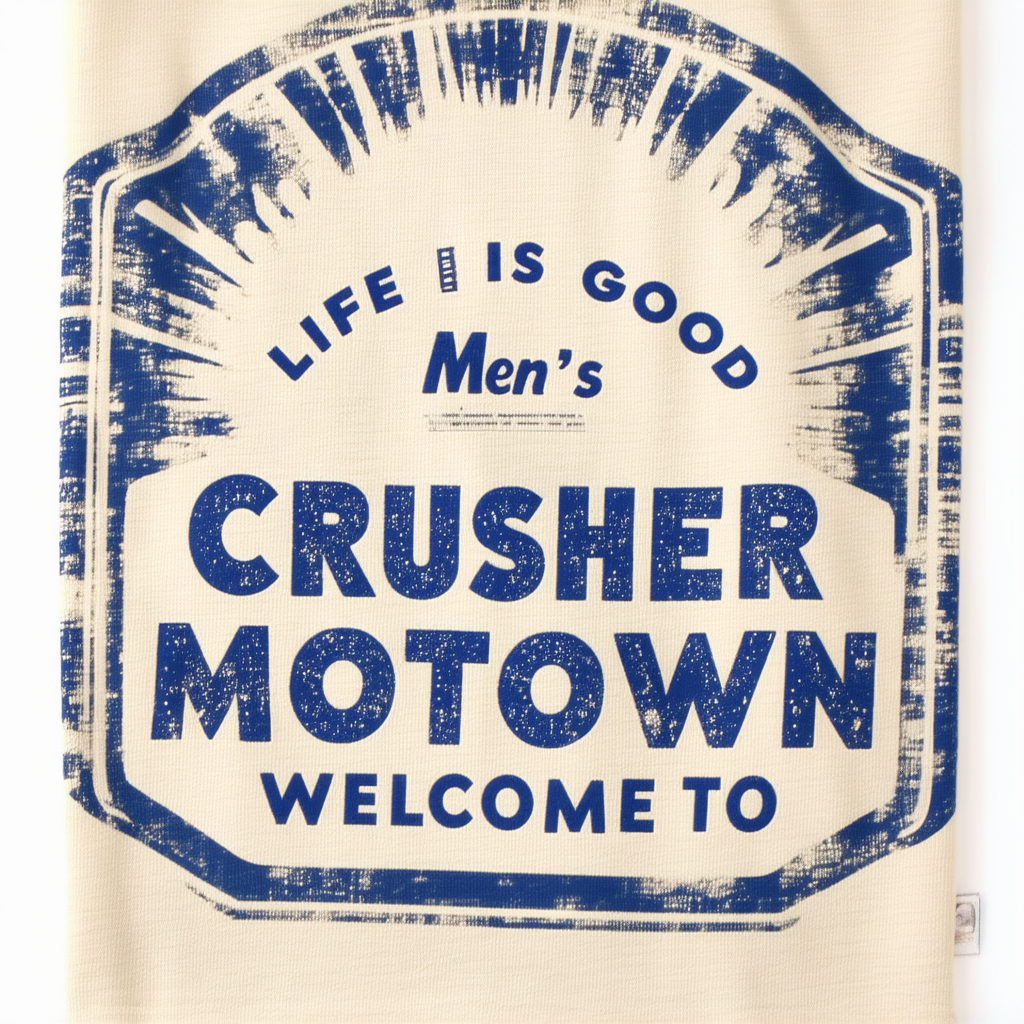 Life is Good Men's Crusher Welcome to Motown Tee