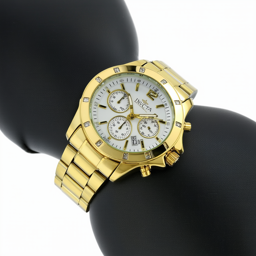 Invicta Women's 15119 Specialty 18k Gold Ion-Plated Stainless Steel Watch