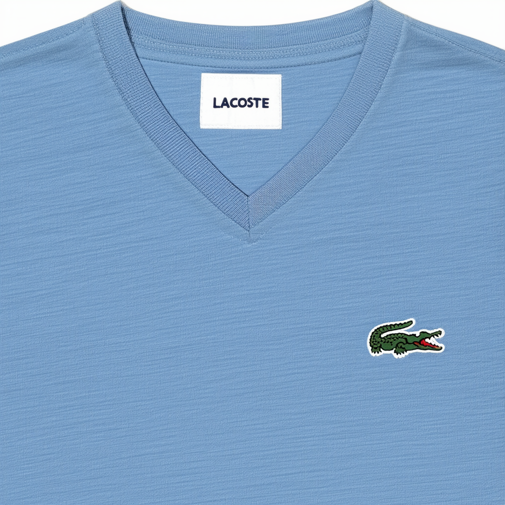 Lacoste Boys V-Neck Cotton T-Shirt
