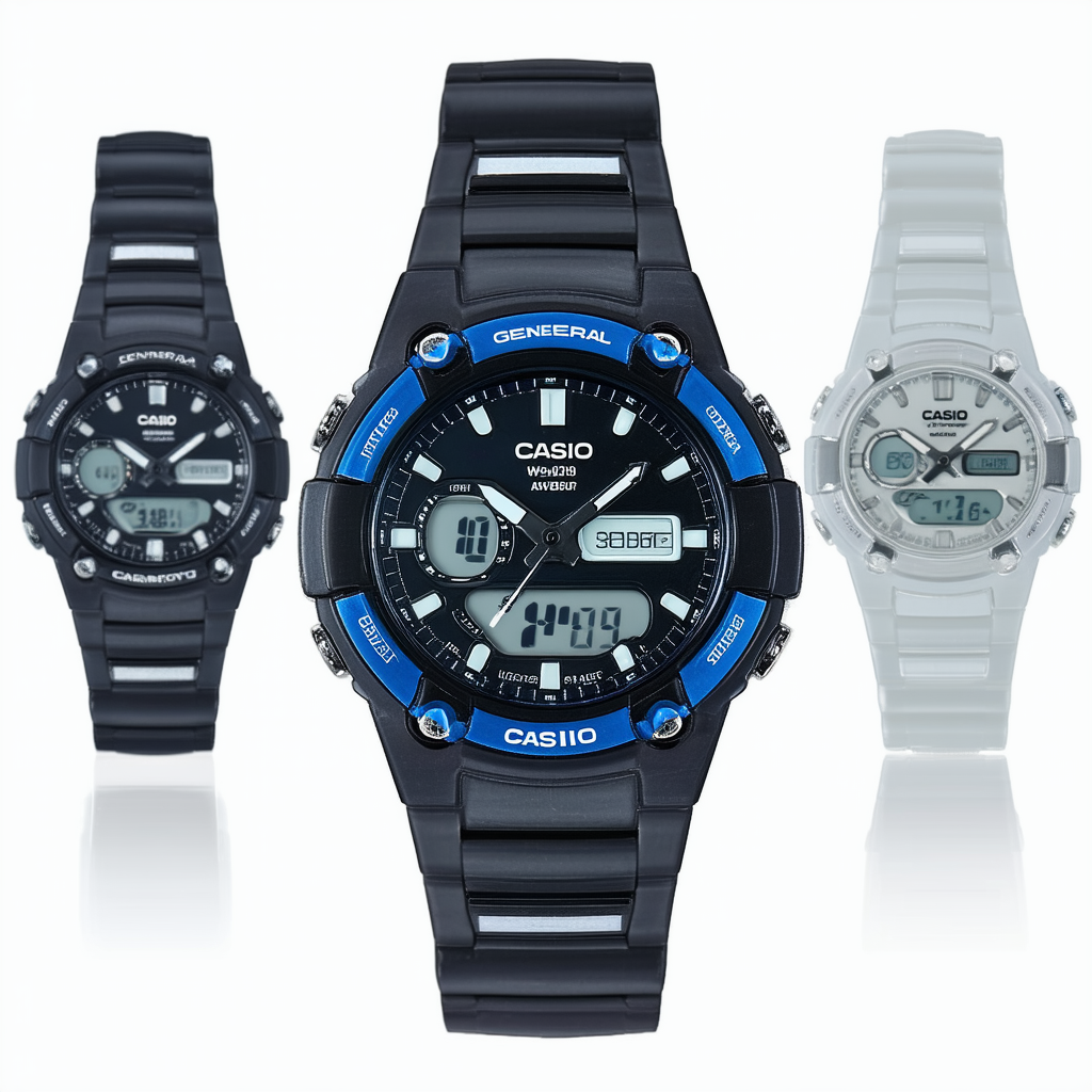 Casio General Men's Watches Digital-Analog Combination with 10 Year Battery Life AW-80-2BVDF - WW