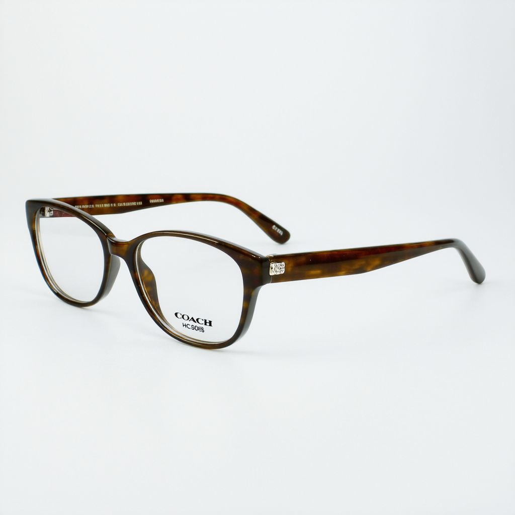 Coach HC5003 Iris Eyeglasses 9027 Dark Brown Demo Lens 52 16 135