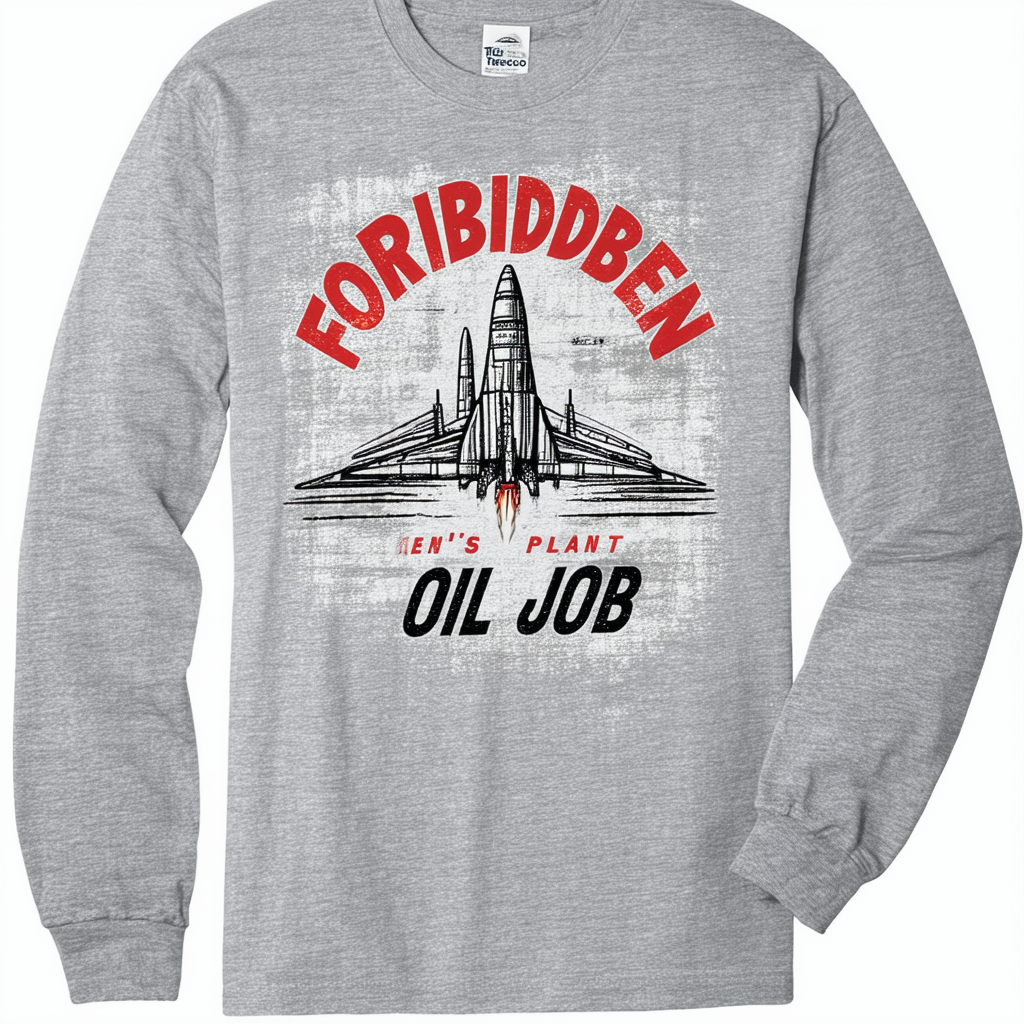 Trevco Men's Forbidden Planet Oil Job Adult T-Shirt