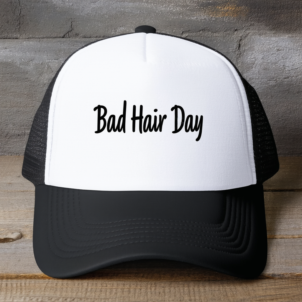 CafePress Bad Hair Day Trucker Hat