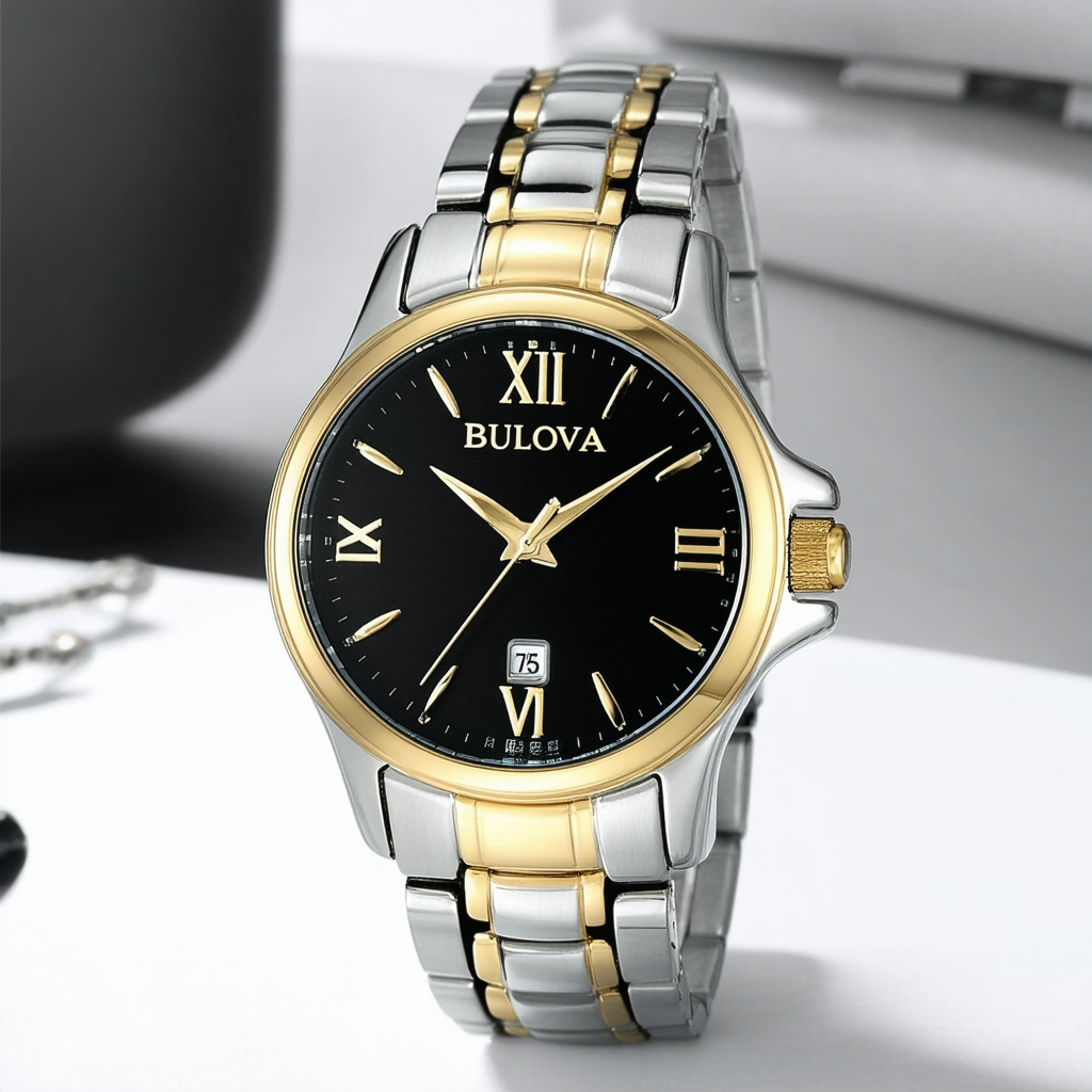 Bulova Women's 98P159 Analog Display Analog Quartz Two Tone Watch