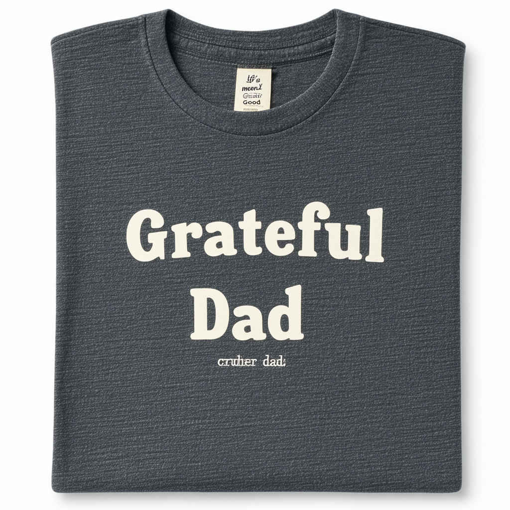 Life is Good Men's Crusher Grateful Dad Tee