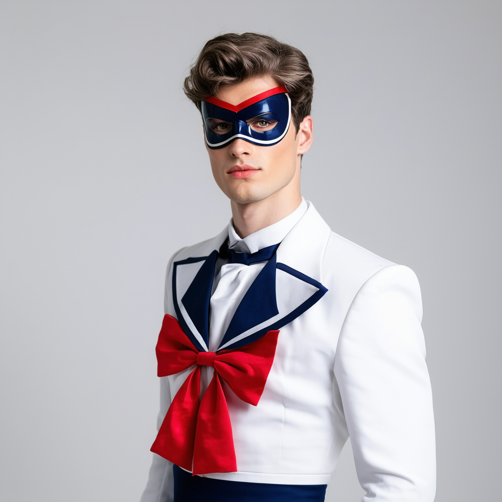 Men's Sailor Moon Tuxedo Mask Costume