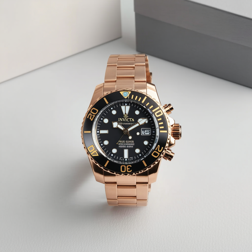 Invicta Men's 15470 Pro Diver Analog Display Japanese Quartz Rose Gold Watch
