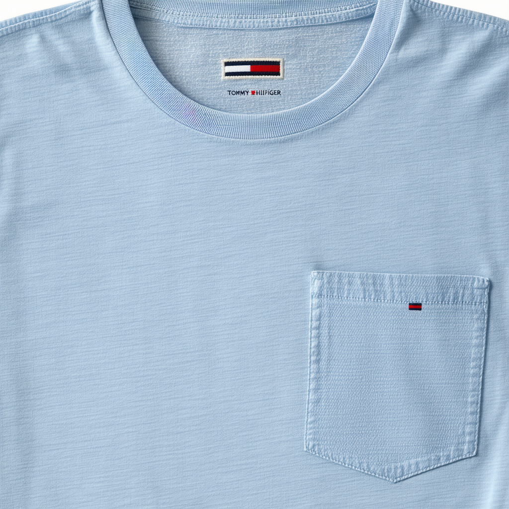 Tommy Hilfiger Mens Crew Neck Pocket T-Shirt