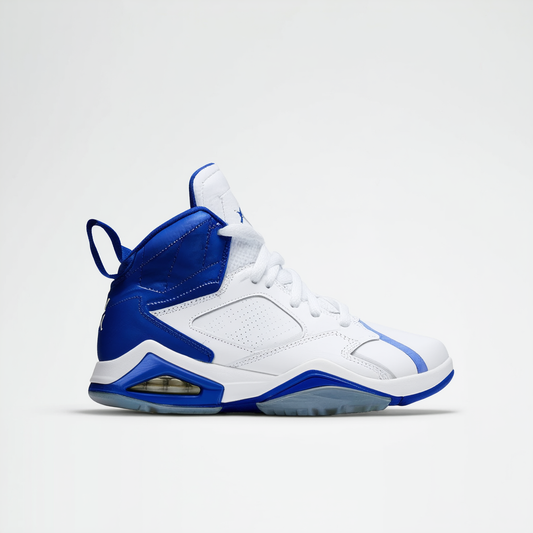 Nike Jordan True Flight BP Boys Fashion-Sneakers 343796-116_13C - White/White-DEEP Royal Blue