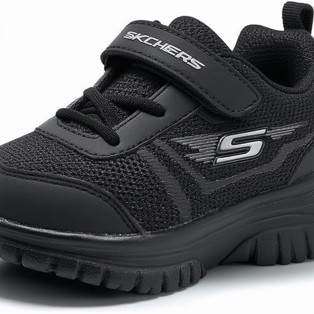 Skechers Kids Boy's Maddox-City Shifter Sneaker, Black/Black, 12 Medium US Little Kid