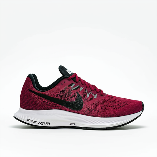 Nike Men's Air Zoom Pegasus 34 Running Shoes (Rush Maroon/Black, 11 M US)