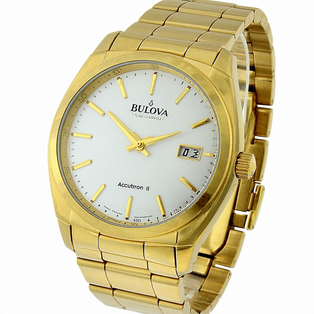 Bulova Unisex Unisex Accutron II - 97B134 Gold Tone Watch