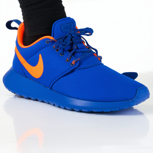 Nike Men's Roshe Run Sneakerboot Game Royal/Atomic Orange Running Shoe 9 Men US