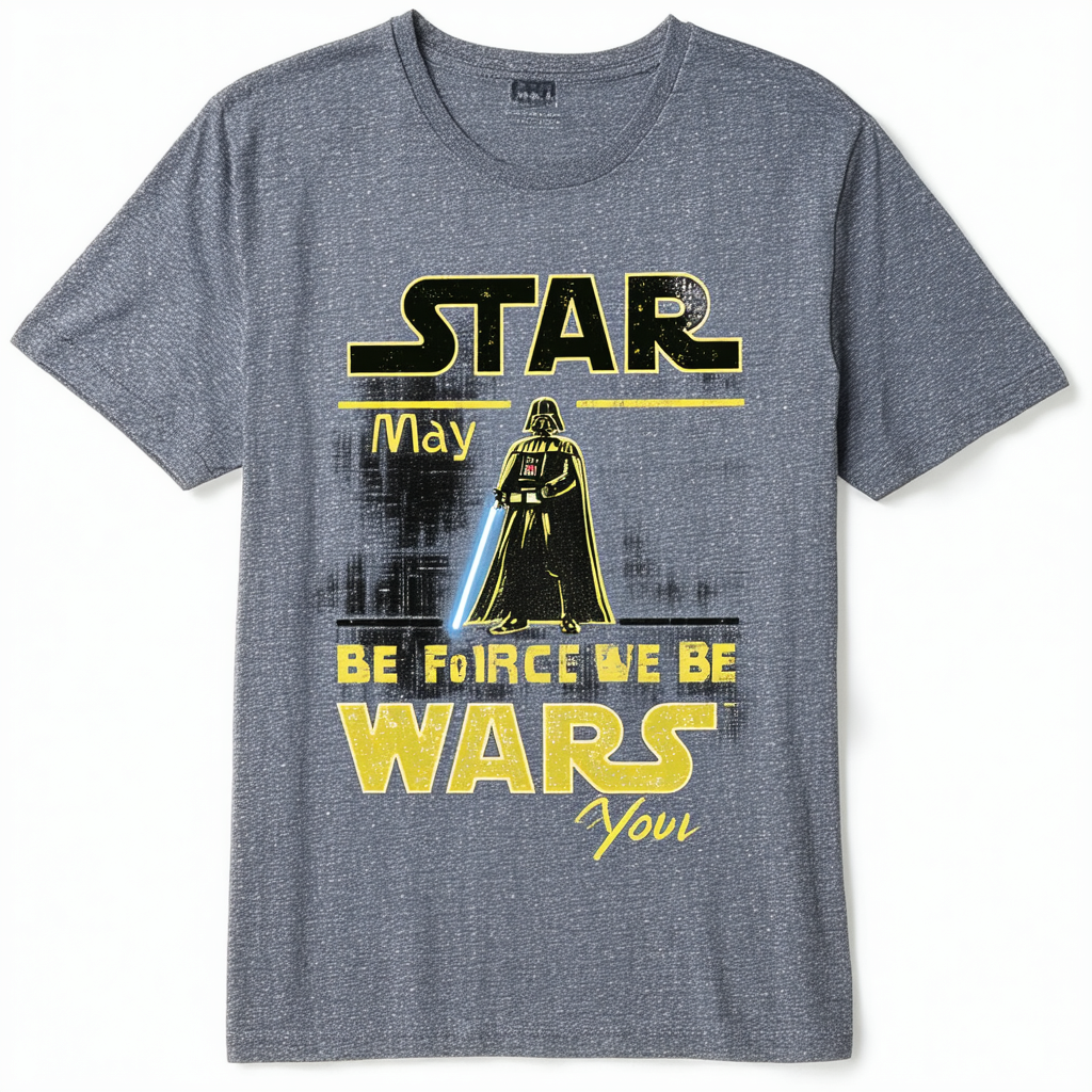 Men's Star Wars May The Force Be with You T-Shirt