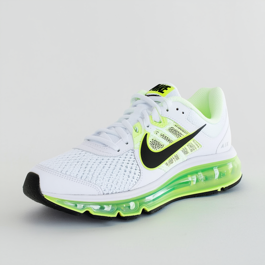 Nike Kids Air Max 2015 (GS) White/Volt/Black Running Shoe Kids US
