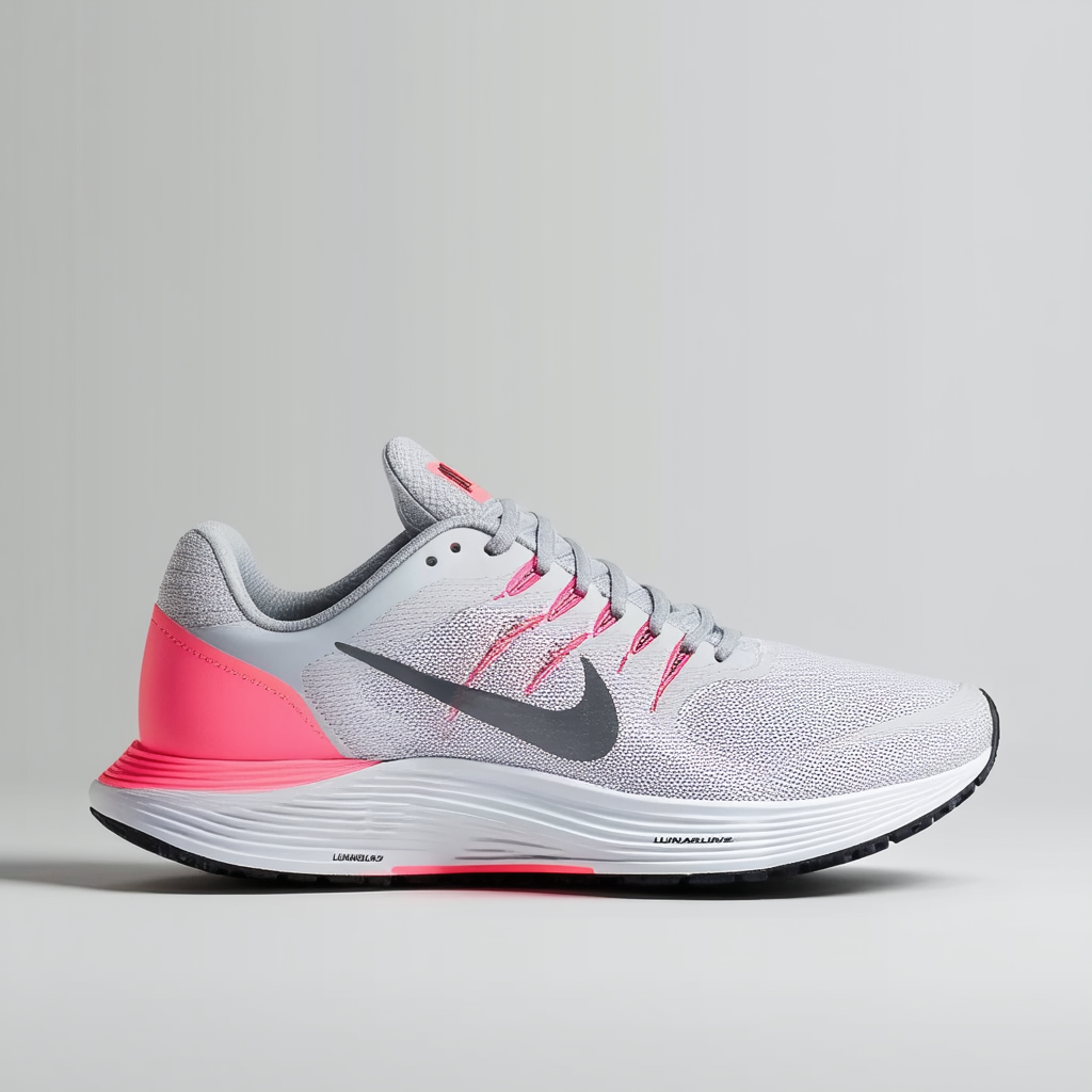 NIKE Womens Lunarglide 3 Platinum Pink Flash Running