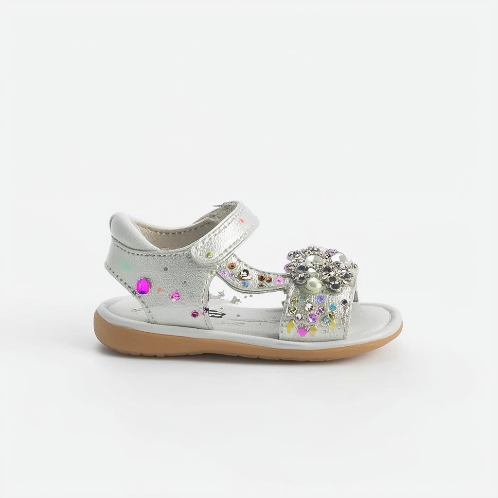 Stride Rite Unisex-Child SRTech Evie Embellished Sandal