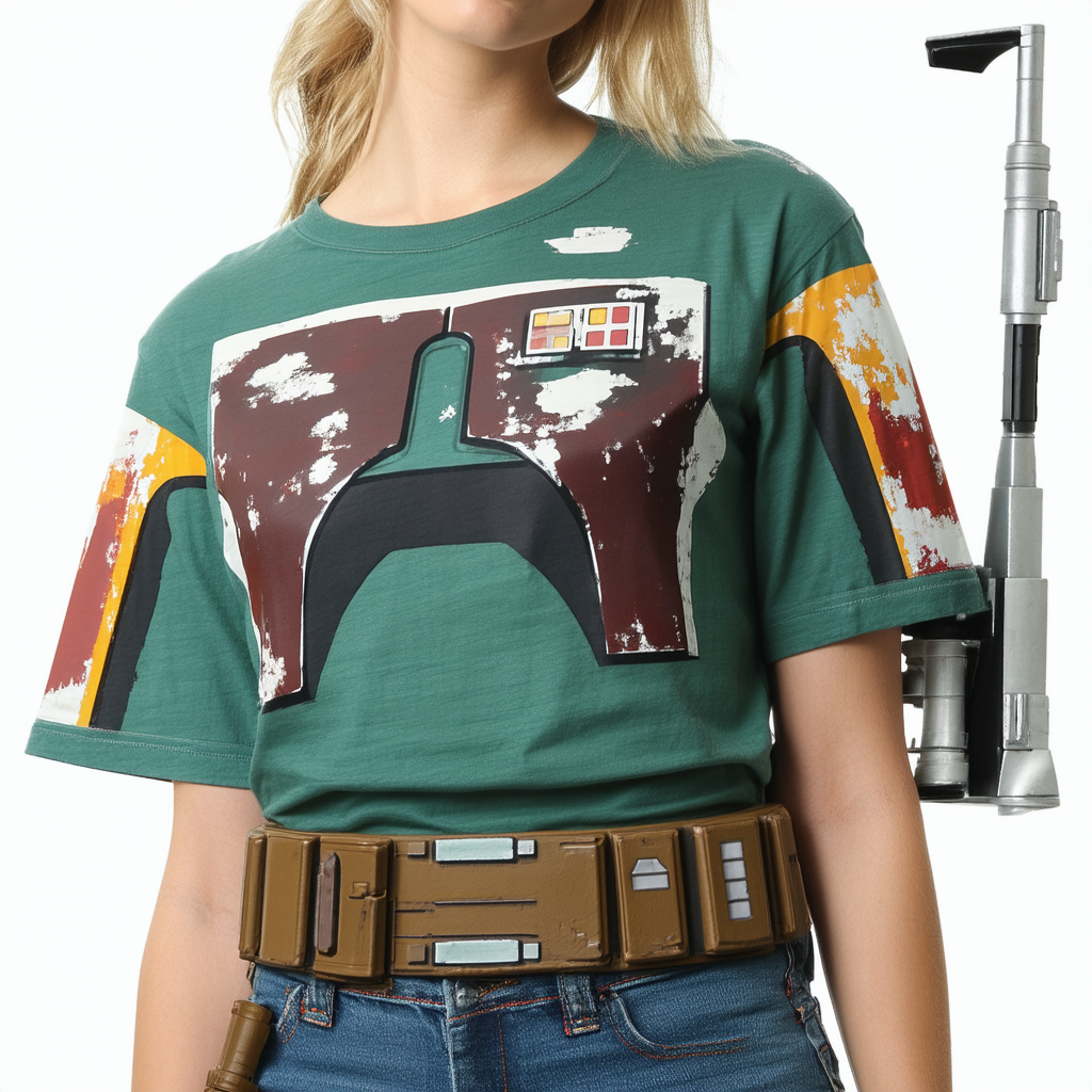 Star Wars Women's Juniors Boba Fett T-Shirt