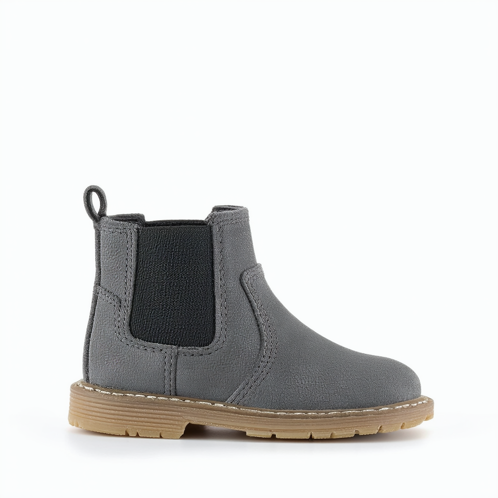 Carter's Unisex-Child Boy's Cooper3 Grey Chelsea Boot Fashion