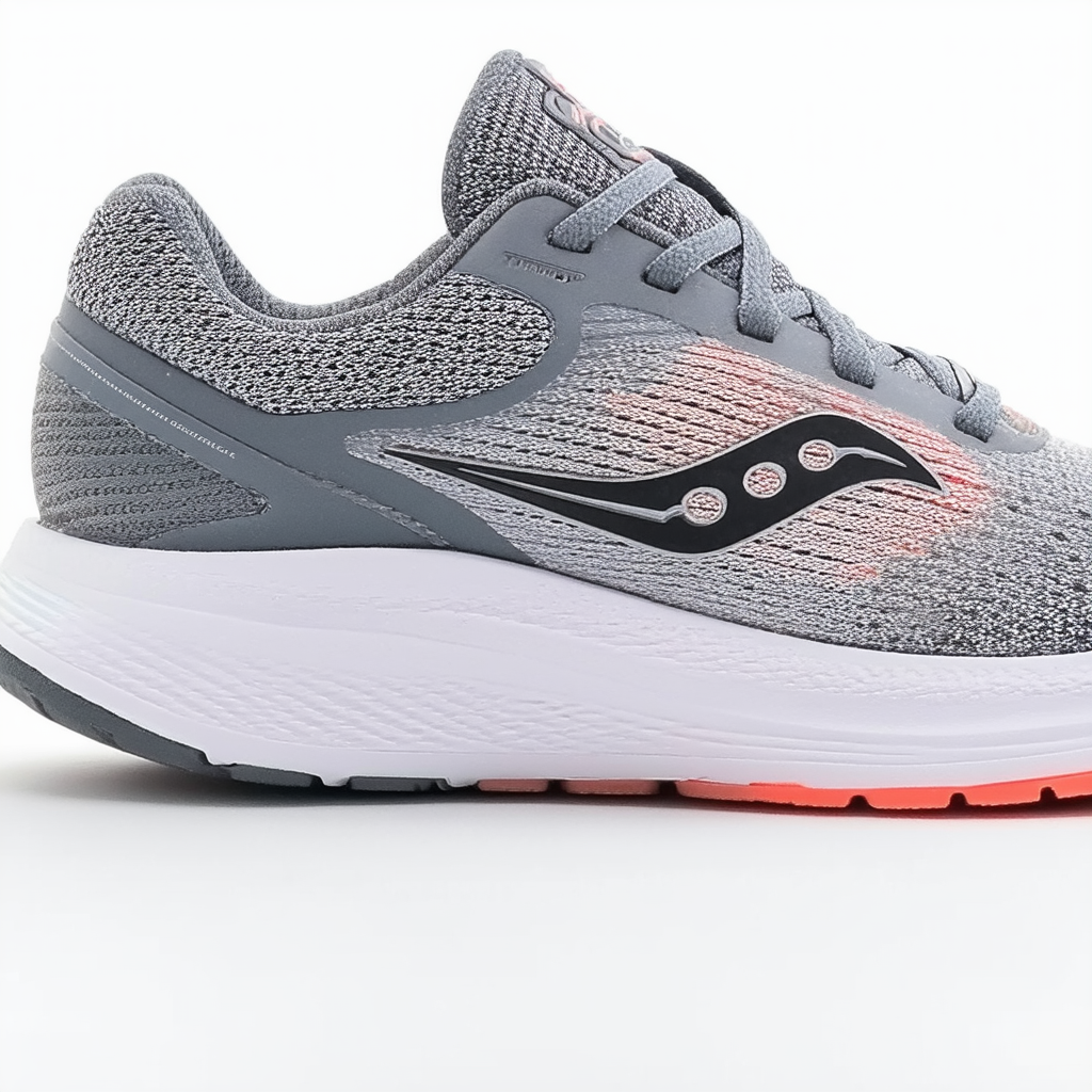 Saucony Women's Kineta Relay Sneaker, Gray/Heather/Coral