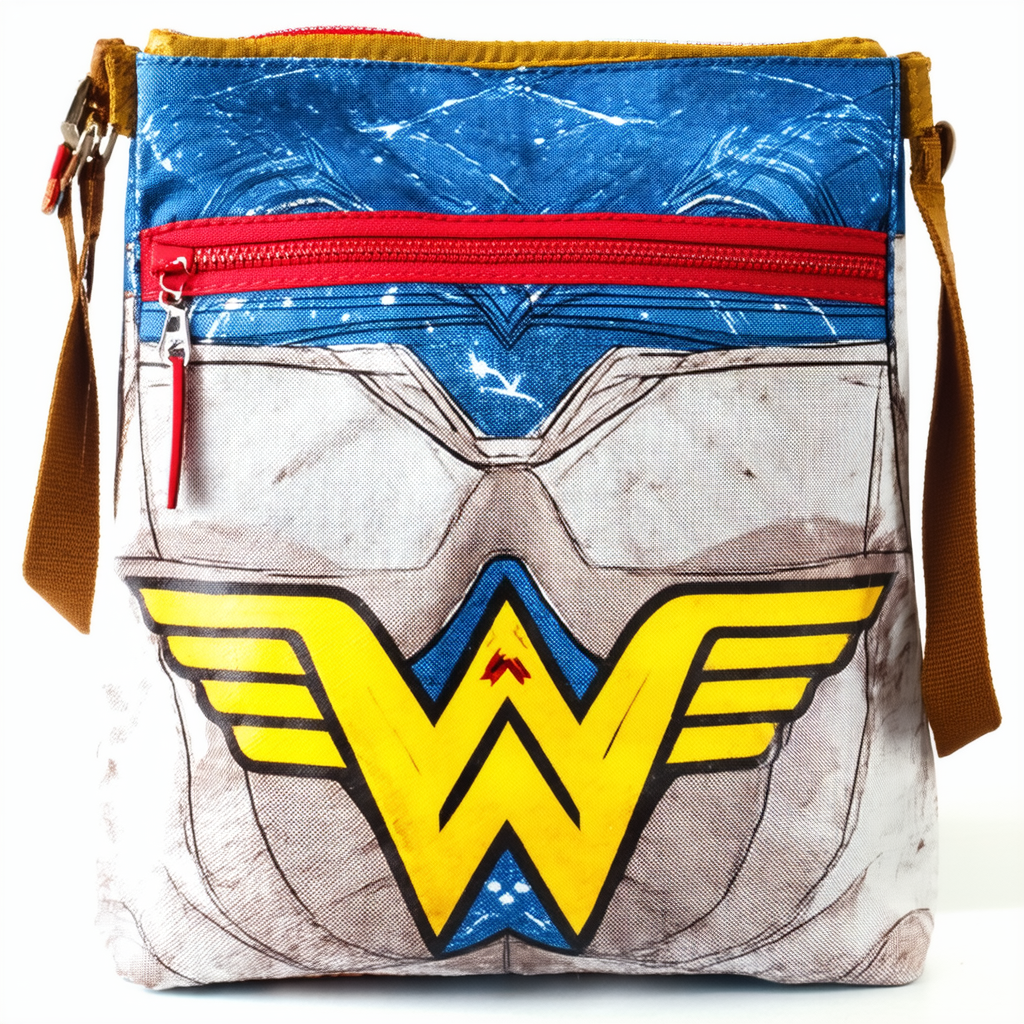 Bioworld Wonder Woman DC Comics Logo Super Hero Hobo Bag