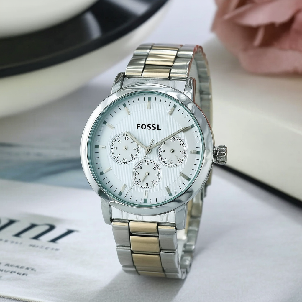 Fossil Women's ES4268 Micah Analog Display Quartz Silver Watch