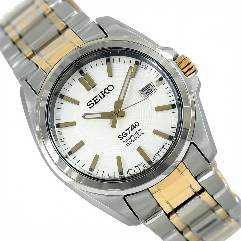 Seiko Men's SGG740 Seiko Flex Two-Tone Watch