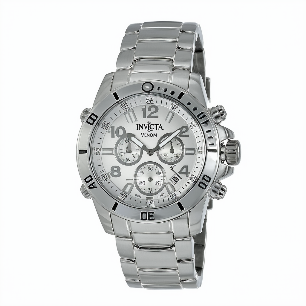Invicta Men's Venom Quartz Watch, Silver, 29640