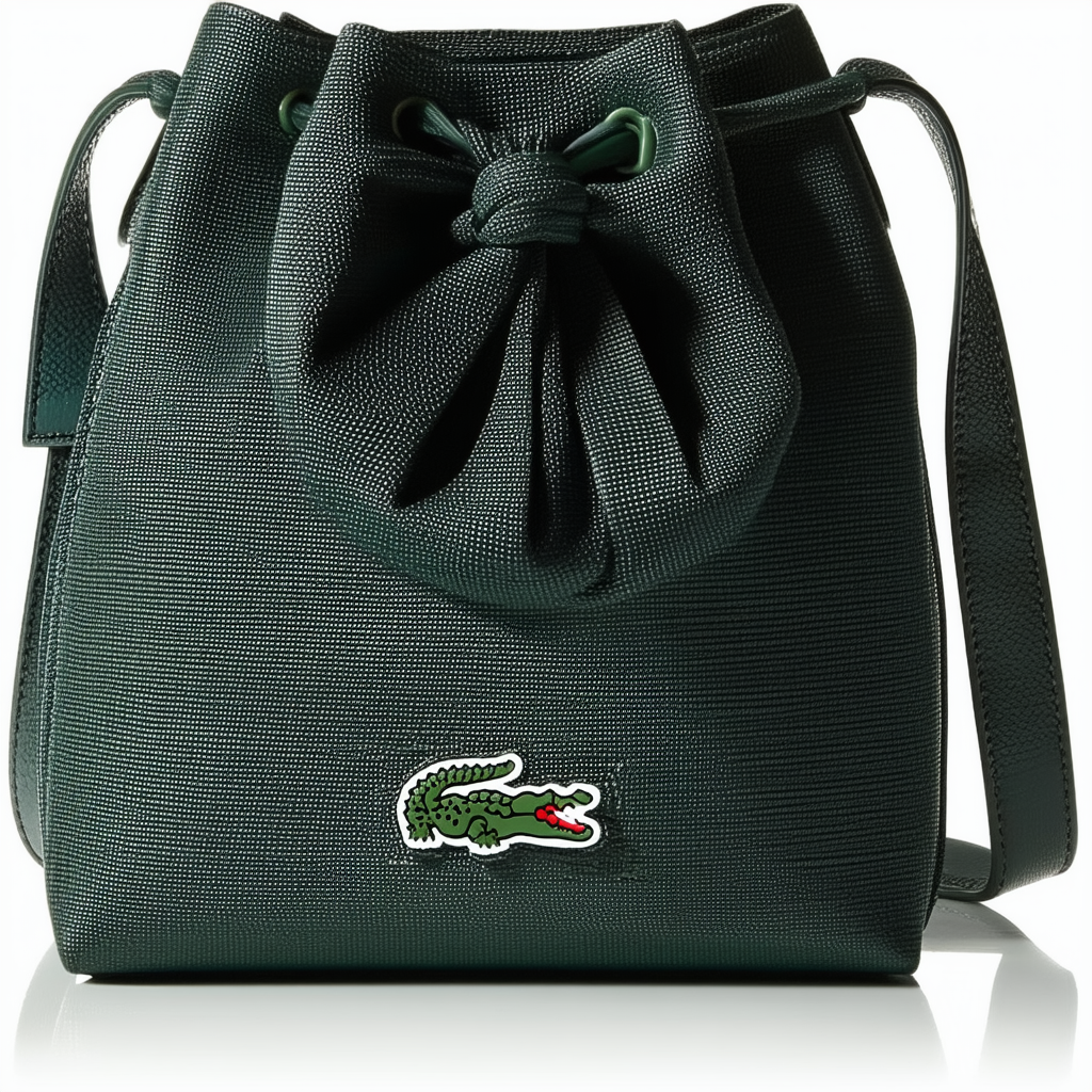 Lacoste Chantaco Knot Drawstring Crossbody Bag