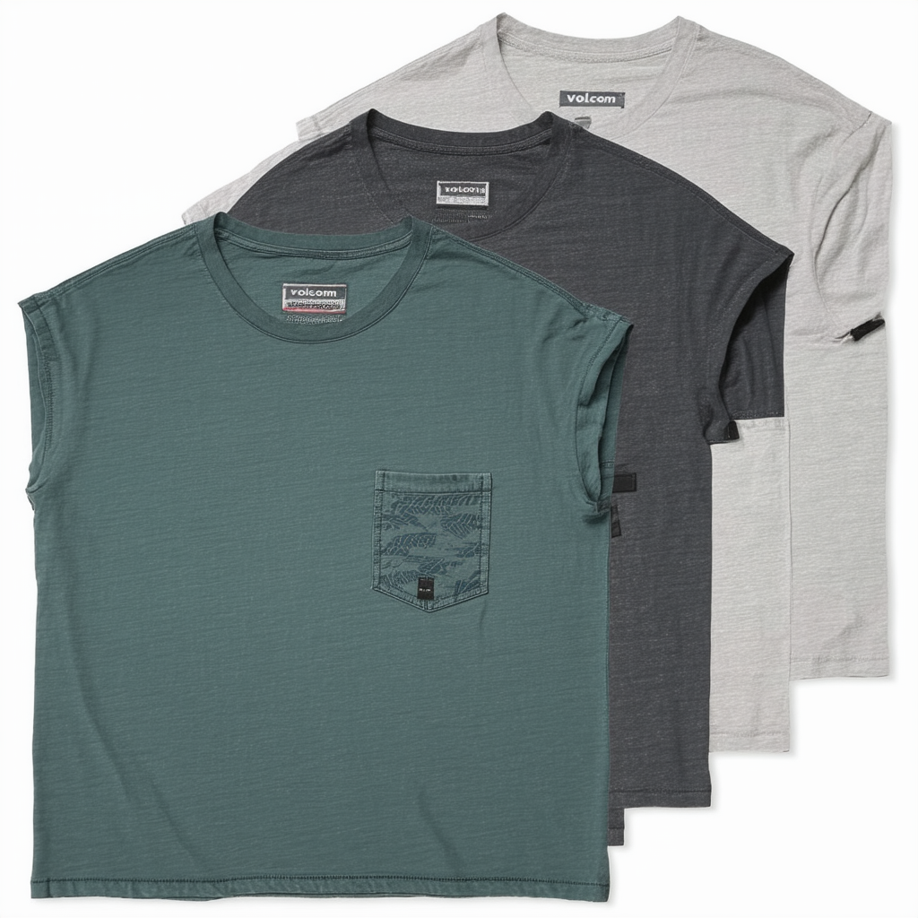 Volcom Men's Fall Switch Short Sleeve Pocket T-Shirt