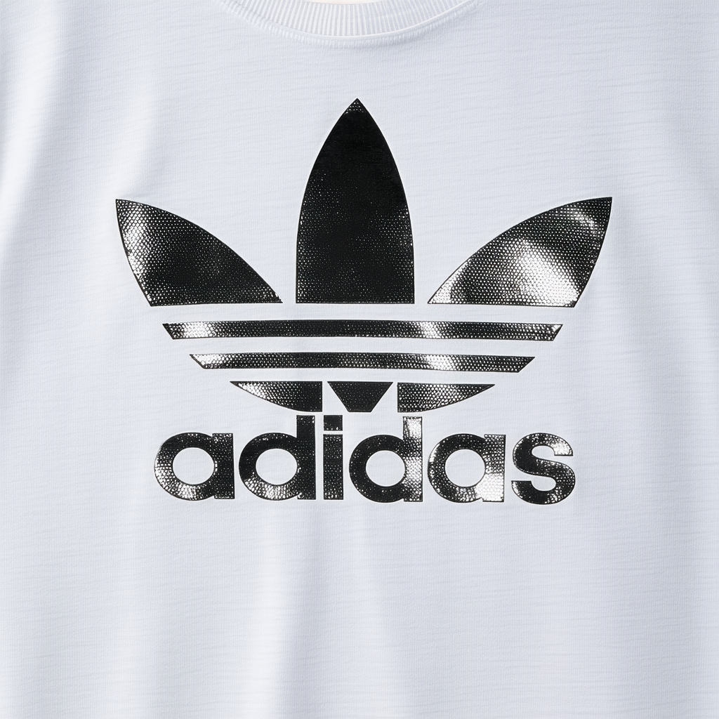 adidas Men's Logo Box Foil Tee