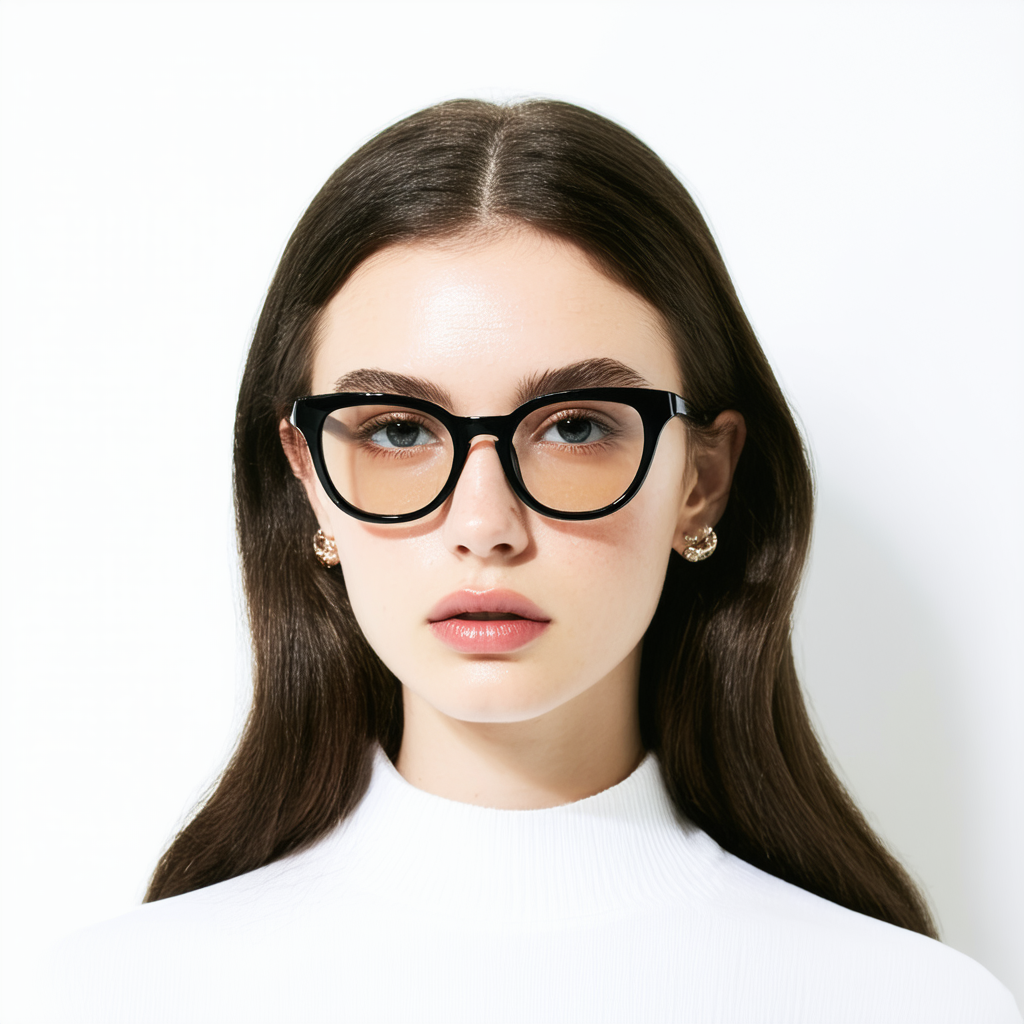 GUCCI 029A Shiny Black Eyeglasses