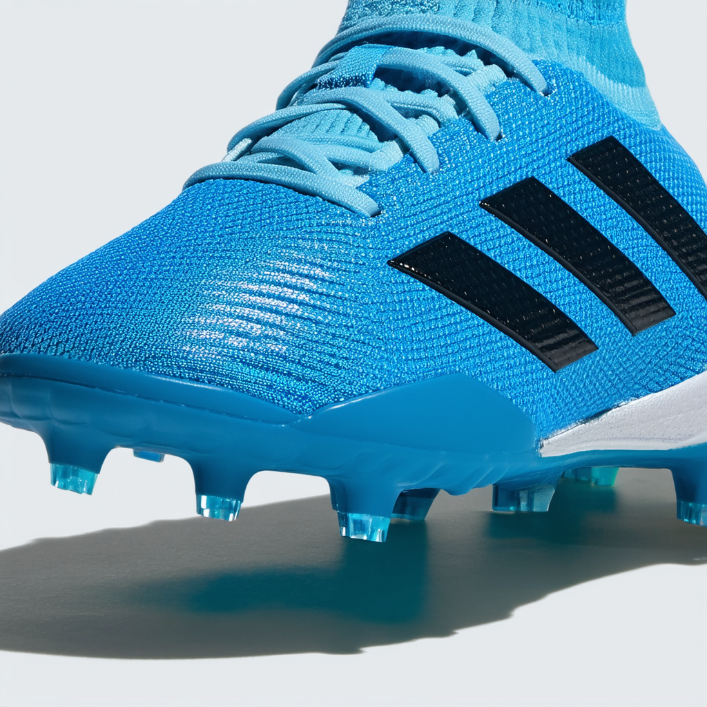 adidas Predator Edge.4 Turf Soccer Shoe, Hi-Res Blue/Turbo/Hi-Res Blue, 5 US Unisex Big Kid