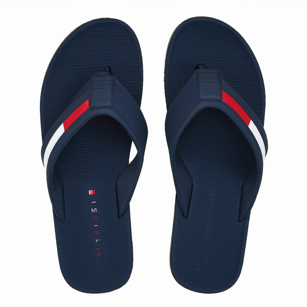 Tommy Hilfiger Men's Lane 2R Synthetic Flip Flop Midnight