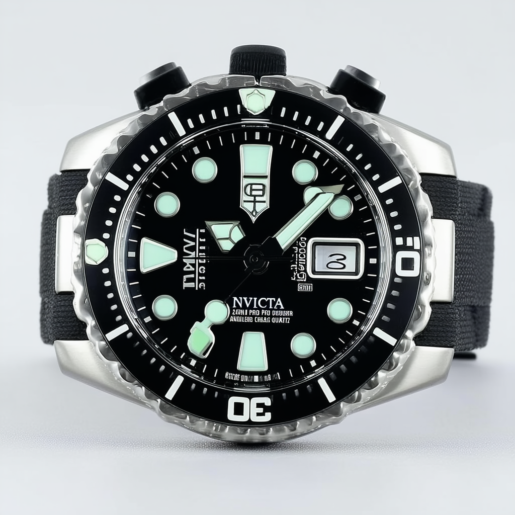 Invicta Men's 24007 Pro Diver Analog Display Quartz Black Watch