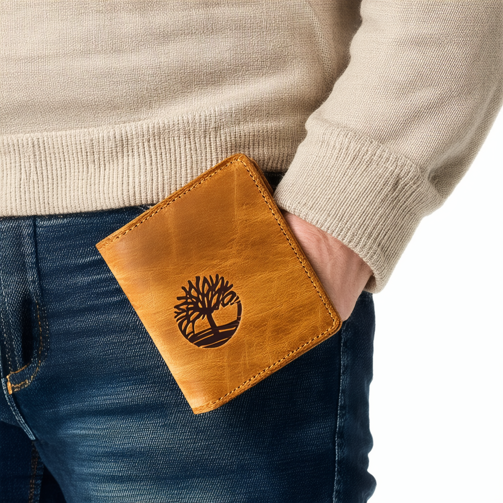 Timberland Men's Antiqued Leather Passcase