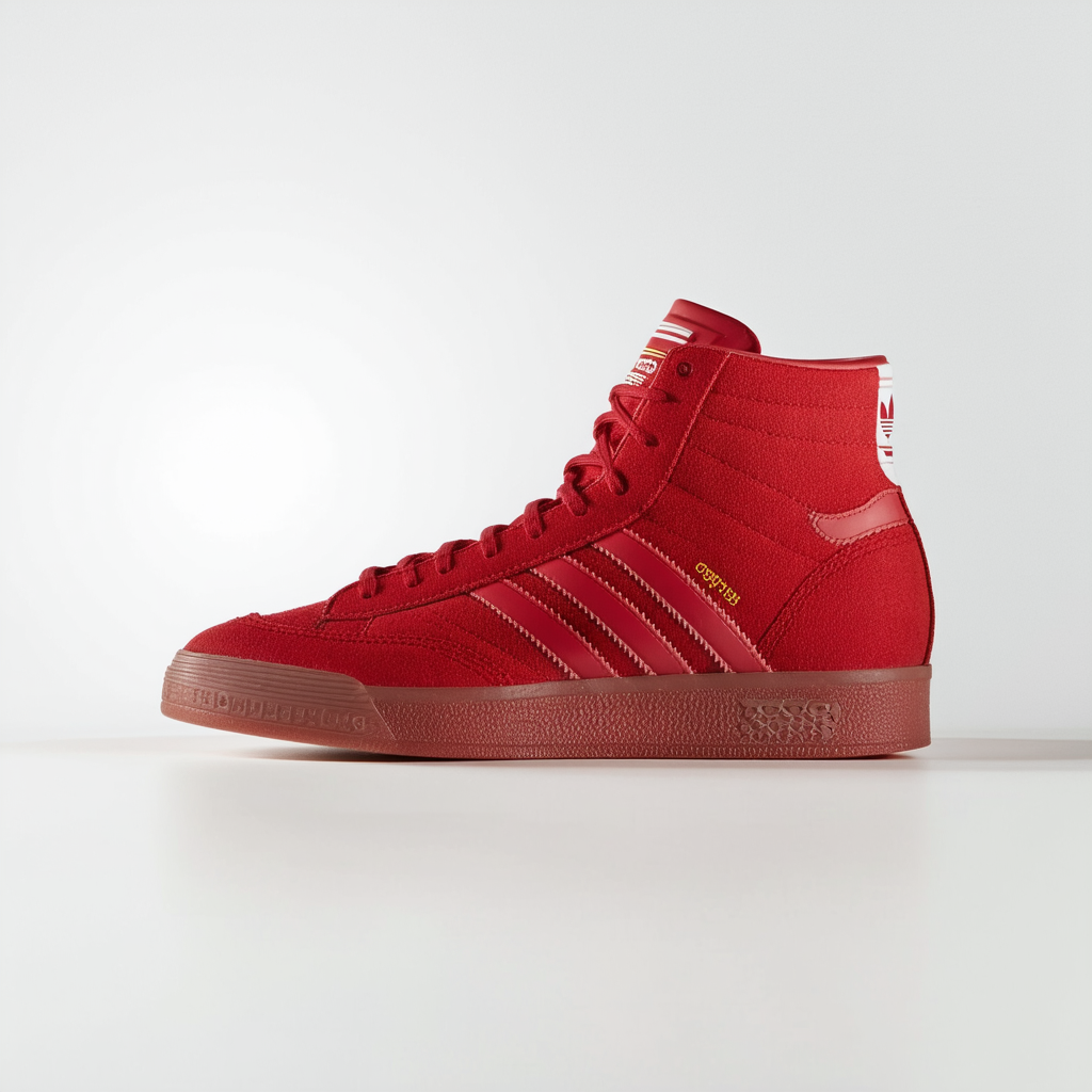 adidas Top Ten Hi Retro Men's Original Lifestyle Sneakers Red/Runwhite D65163