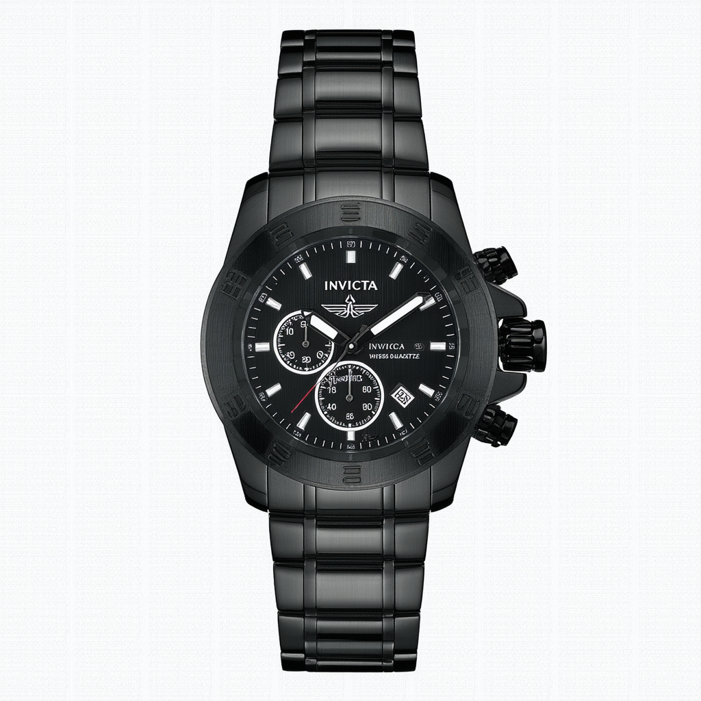 Invicta Men's 15780 Bolt Analog Display Swiss Quartz Black Watch