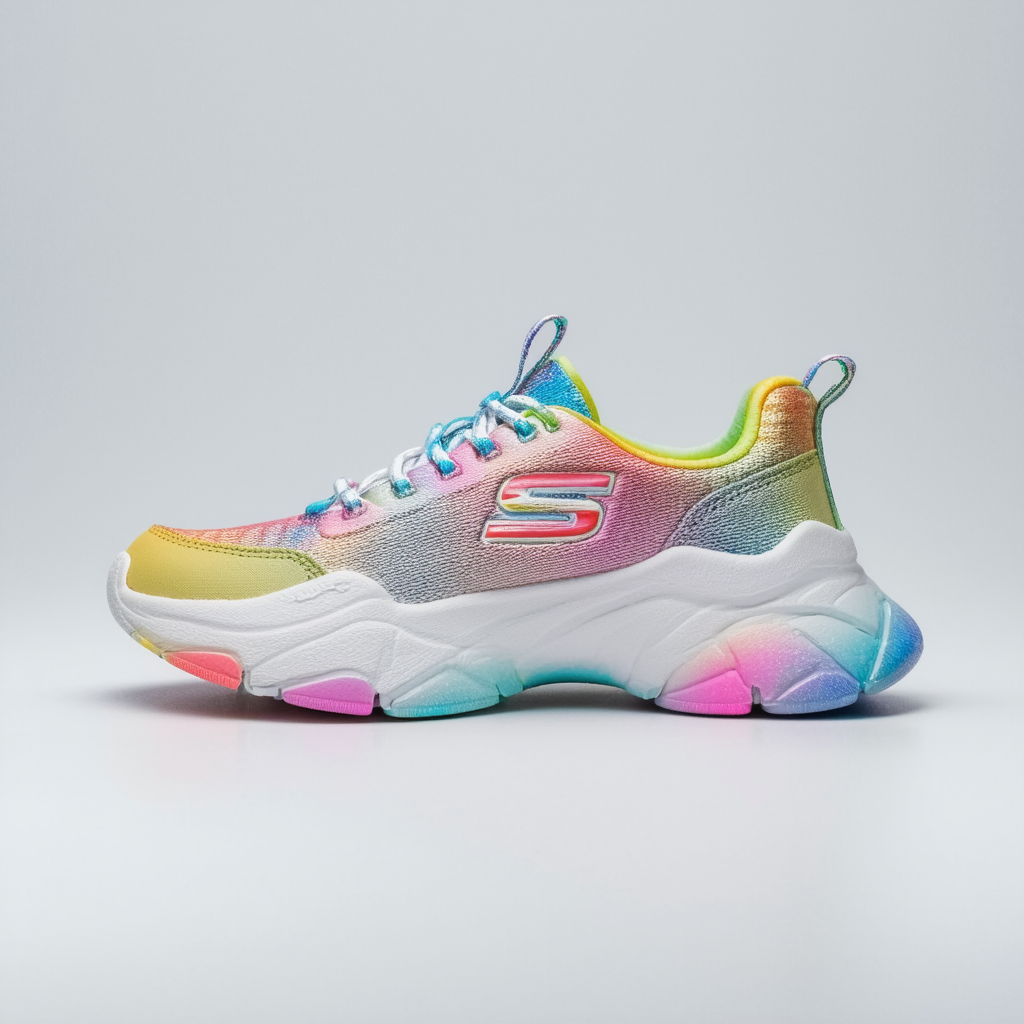 Skechers Women's Street Uno-Rainbow Peaks Sneaker