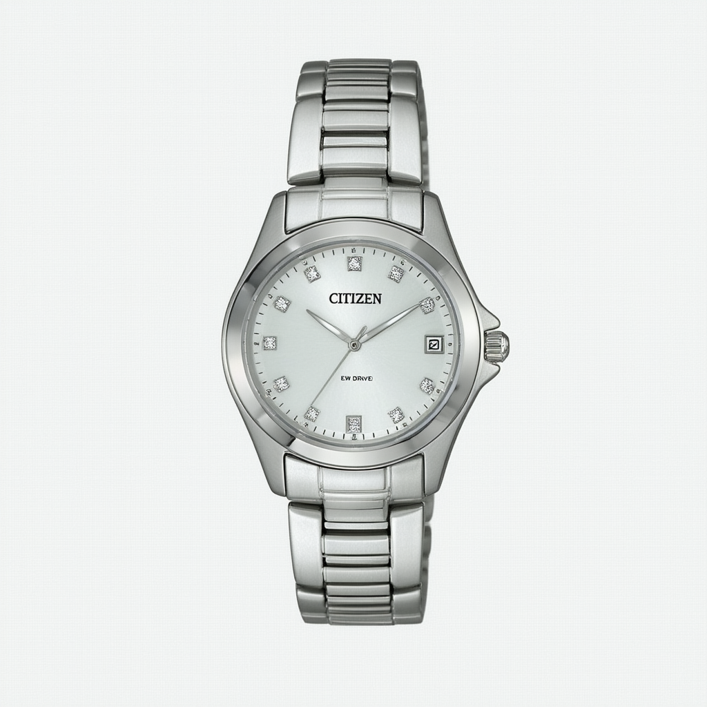 Citizen Women's EW0974-50D Silhouette Diamond Eco Drive Watch