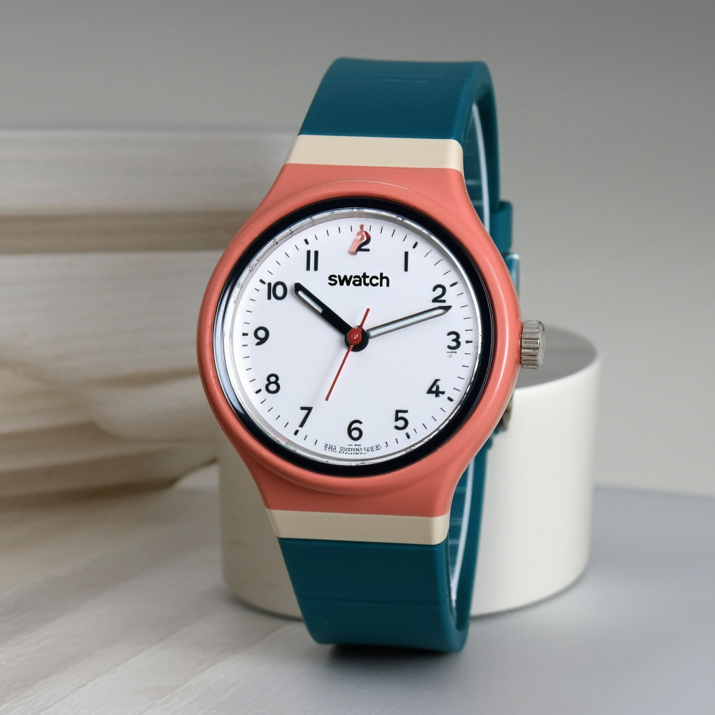 Swatch Unisex SUOP103 Originals Analog Display Swiss Quartz Two Tone Watch