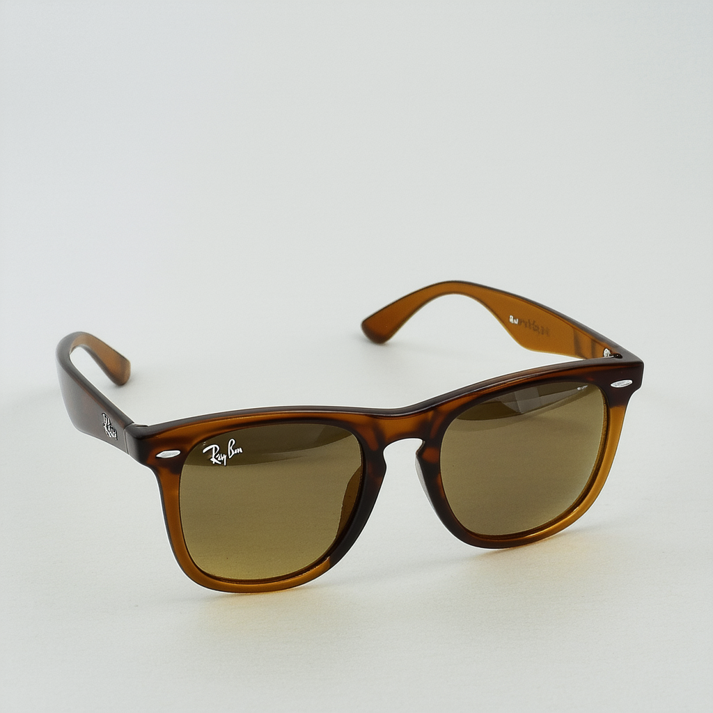 New Ray Ban RB2132 945L New Wayfarer Honey/Brown Lens 55mm Sunglasses