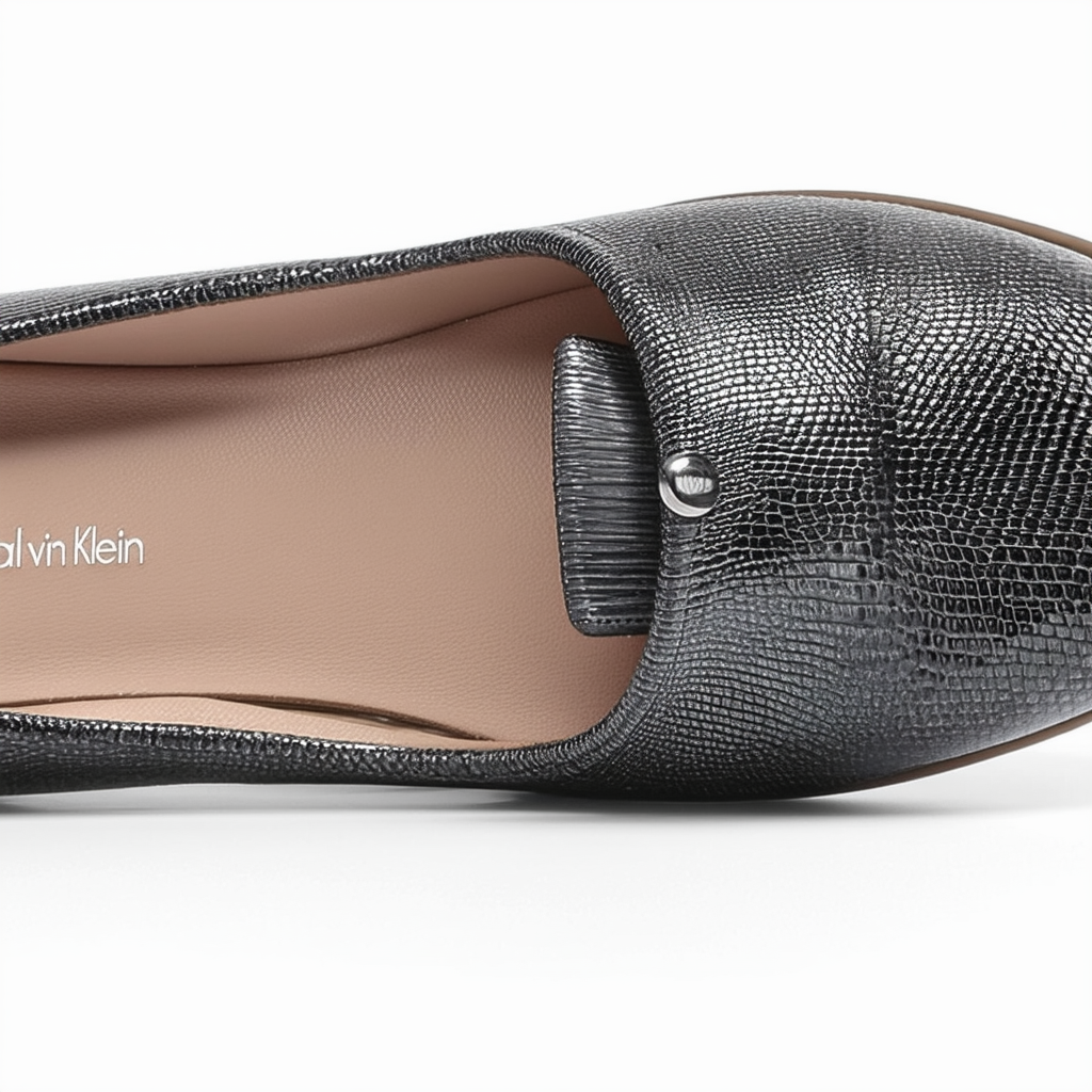 Calvin Klein Women's Page Lizard Ballet Flat