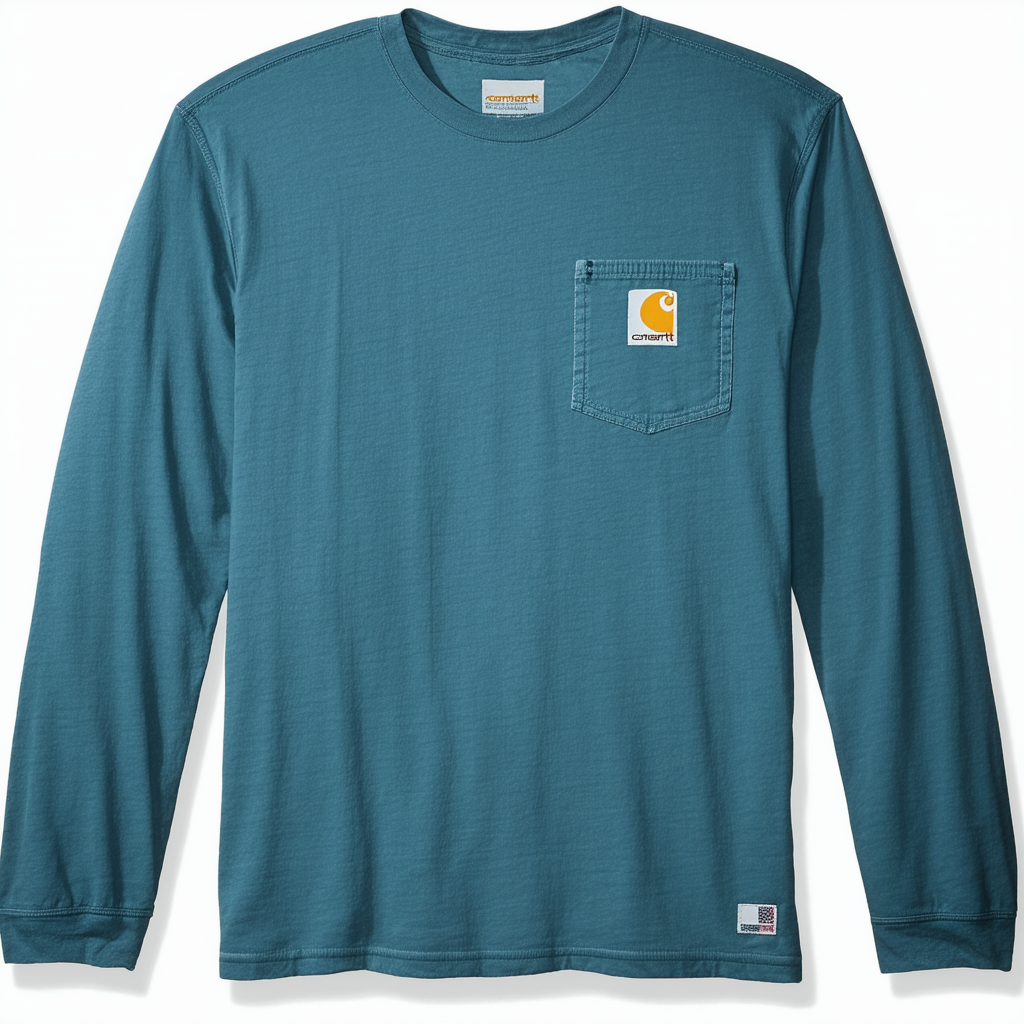 Carhartt Men's Crew Neck Ls Pocket Tee