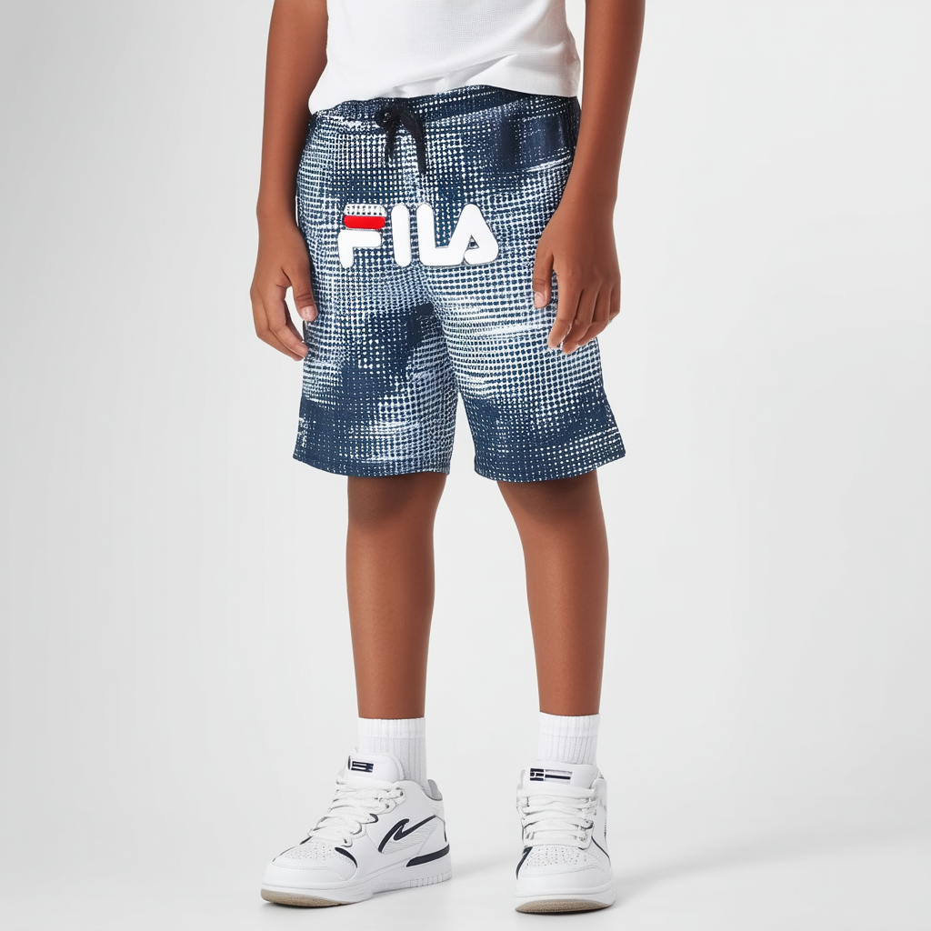 Fila Big Boys' Printed Geo Graphic Short